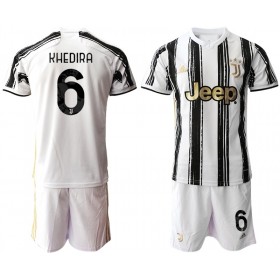 Fußballtrikots Juventus Turin Sami Khedira 6 Kinder 2020-2021 Kurzarm Heimtrikotsatz kaufen